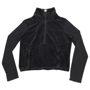 Revasonee ~ Velour 1/2 Zip Jacket Sweatshirt